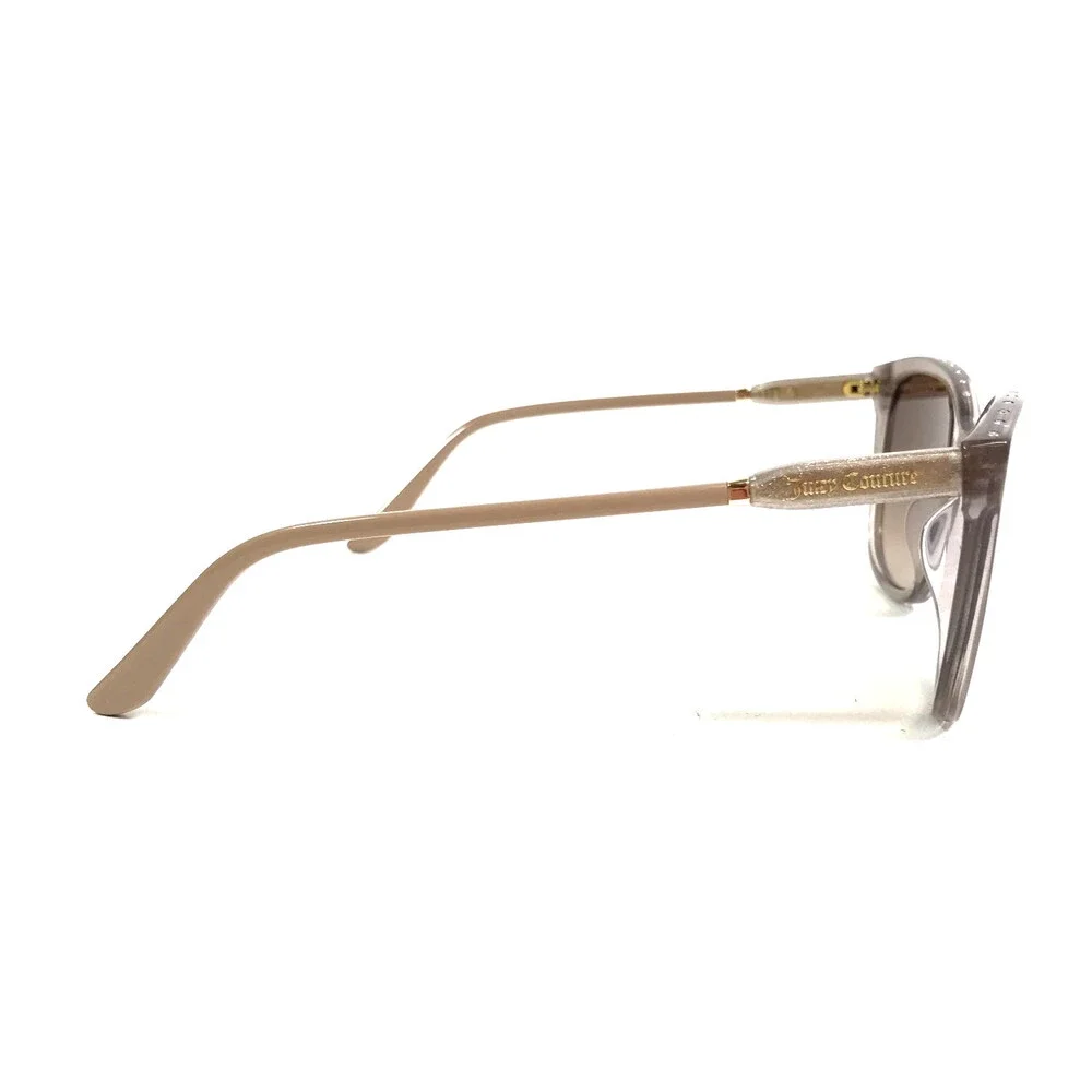 Juicy Couture Sunglasses JU635/G/S DXQHA Beige Glitter w/ Brown Gradient Lenses